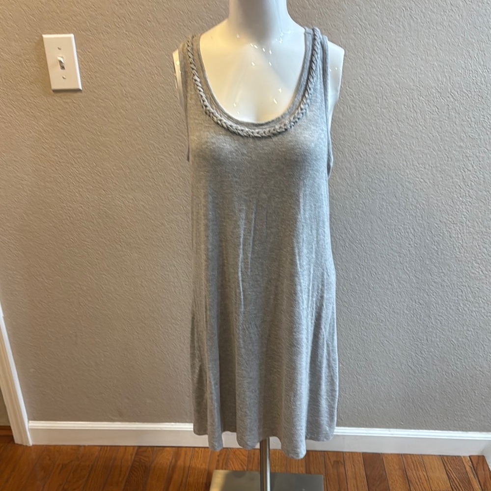 Olive Oak Gray Sleeveless Dress size medium